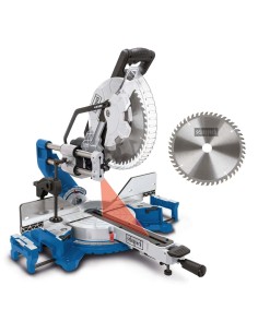 Troncatrice radiale per legno 305 mm 2000 w Scheppach hm305sl