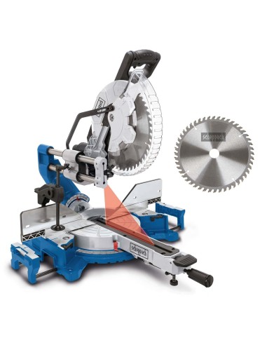 Troncatrice radiale per legno 305 mm 2000 w Scheppach hm305sl