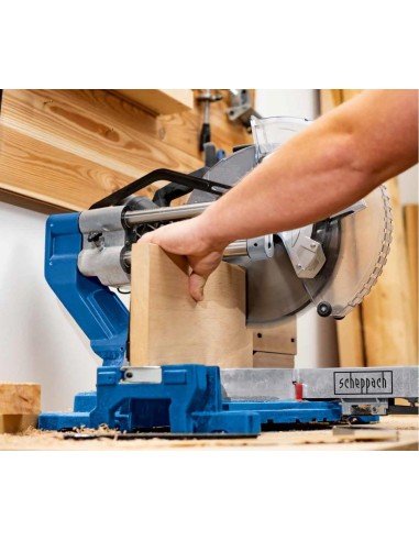 Troncatrice radiale per legno 305 mm 2000 w Scheppach hm305sl