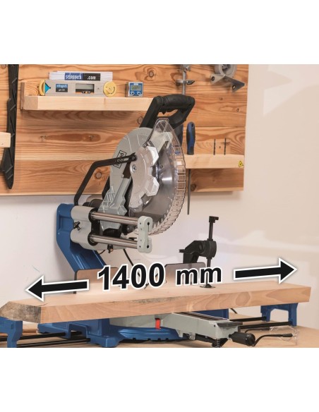 Troncatrice radiale per legno 305 mm 2000 w Scheppach hm305sl