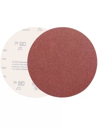 1 - Disco abrasivo in corindone velcrato 150 mm 6 fori grana 80