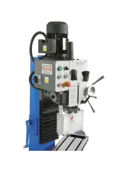 Trapano fresa da banco ad ingranaggi Fervi t044/230v Trapano fresa da banco ad ingranaggi Fervi t044/230v