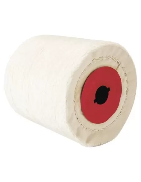 1 - Rullo in cotone per lucidatura 100 x 125 per satinatrice Scheppach mrs1300