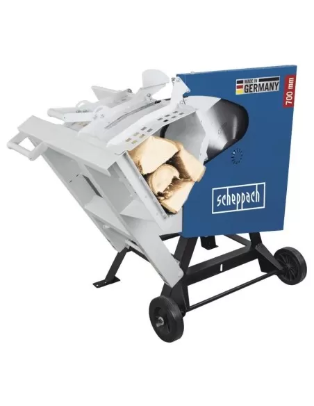 2 - Sega circolare taglia tronchi basculante elettrica 700 mm Scheppach hs720 400v