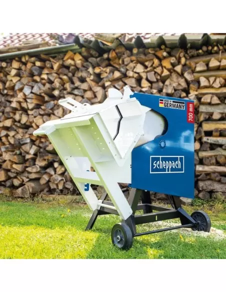 3 - Sega circolare taglia tronchi basculante elettrica 700 mm Scheppach hs720 400v