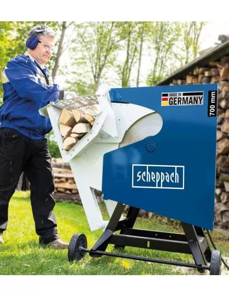 4 - Sega circolare taglia tronchi basculante elettrica 700 mm Scheppach hs720 400v