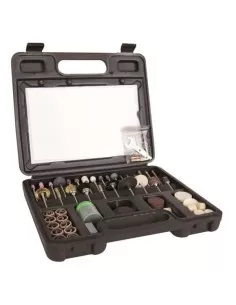 1 - Kit 100 accessori con valigetta Scheppach per smerigliatrici e utensili multiuso