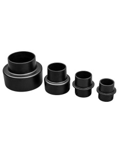 Kit 4 pz adattatori riduzioni per aspiratori e aspiratrucioli Scheppach