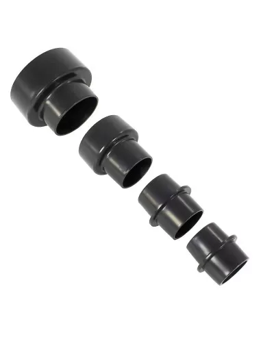 Kit 4 pz adattatori riduzioni per aspiratori e aspiratrucioli Scheppach