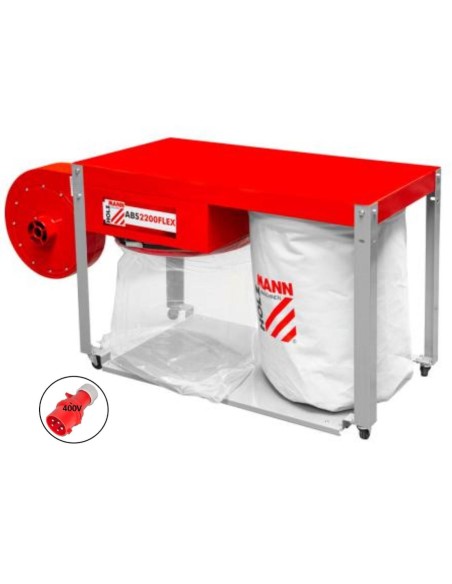 Aspiratore trucioli aspiratrucioli HOLZMANN abs2200flex 400V