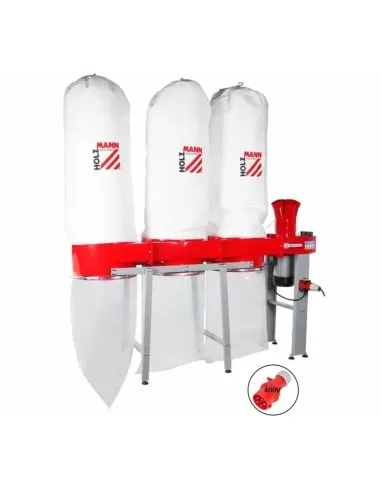 1 - Aspiratore trucioli con triplo sacco aspiratrucioli HOLZMANN abs4560_400v