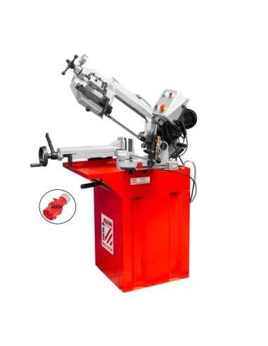 Sega a nastro in metallo con discesa manuale idraulica bs210top_400v holzmann
