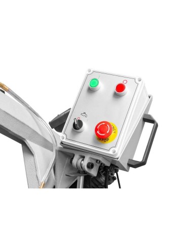Sega a nastro in metallo con discesa manuale idraulica bs210top_400v holzmann