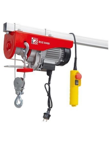 2 - Paranco elettrico a fune esz500d_230v holzmann