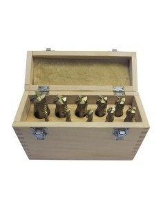 Set 10 frese frontali con 4 tagli per sgrassatura holzmann ffs10