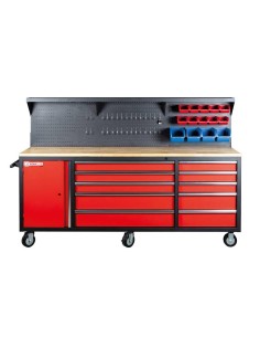 Banco da lavoro con ruote 10 cassetti HOLZMANN wewa2130