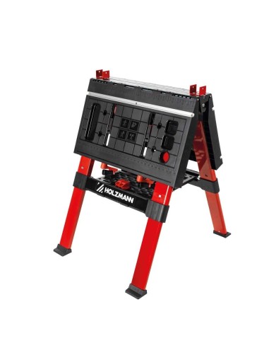 10 - Banco da lavoro pieghevole richiudibile holzmann wst100solid