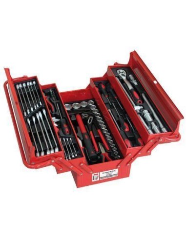 2 - Cassetta degli attrezzi 86 attrezzi holzmann wzk86crv