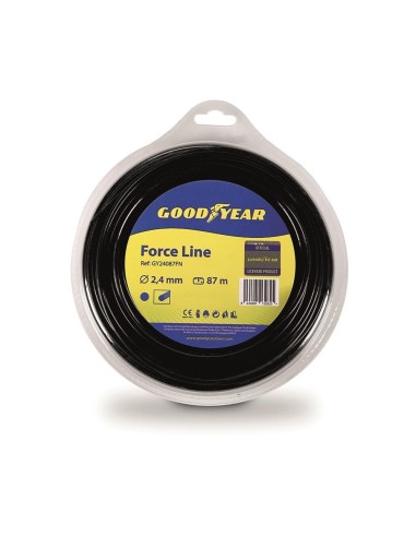 2 - Filo per decespugliatore tondo 2,4 mm 87 metri GOODYEAR gy24087fn