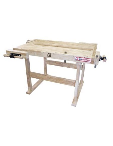 3 - Banco da lavoro con doppia superficie di lavoro HOLZMANN wb155twin