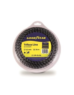 3 - Filo per decespugliatore triangolare 3,5 mm 36 metri GOODYEAR gy35036tn