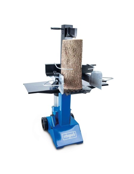 8 - Spaccalegna elettrico verticale 8 ton. Scheppach hl810 3500w 400v