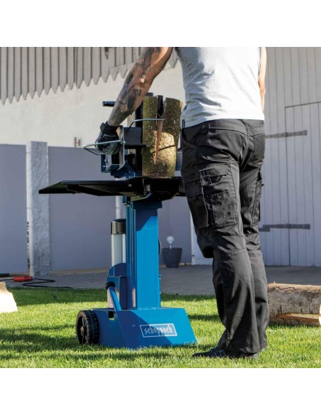 9 - Spaccalegna elettrico verticale 8 ton. Scheppach hl810 3500w 400v