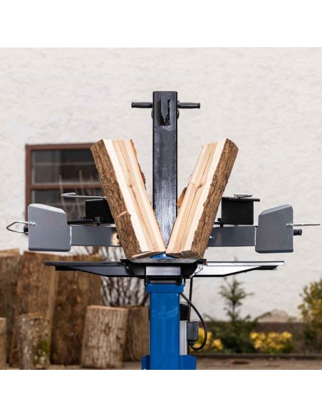 10 - Spaccalegna elettrico verticale 8 ton. Scheppach hl810 3500w 400v