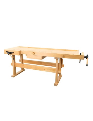 3 - Banco da lavoro con cassetto e morsa HOLZMANN wb210