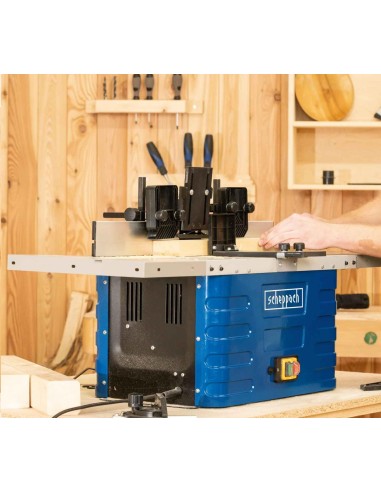 Fresatrice toupie da banco per legno Scheppach hf60