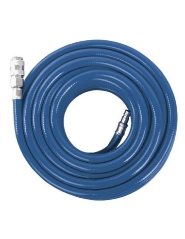 2 - Tubo per aria compressa diam. 8mm 15 mt con attacco rapido 1/4 Scheppach