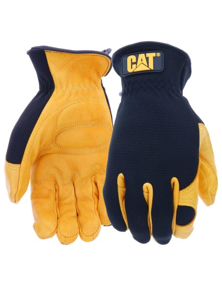 2 - Guanti da lavoro in pelle di daino imbottiti Caterpillar 012205