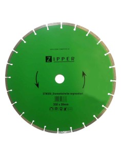 2 - Disco diamantato segmentato 350x30 mm Zipper stm350dss