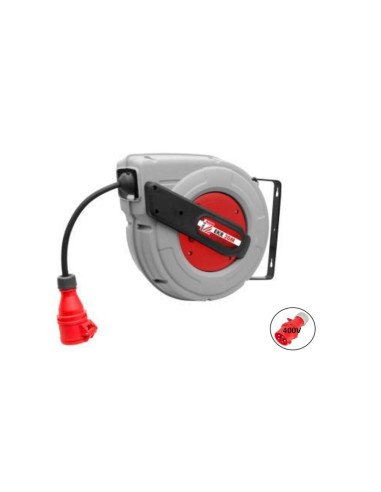 Avvolgicavo elettrico 20 mt presa 400v HOLZMANN ekr20m_400v