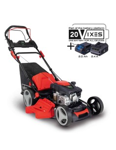 10 - Tagliaerba a scoppio semovente Scheppach ms173-51e avviamento elettrico 173cc 51cm