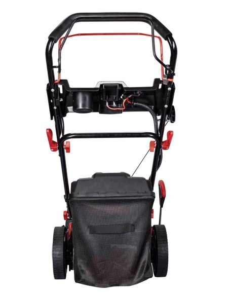 11 - Tagliaerba a scoppio semovente Scheppach ms173-51e avviamento elettrico 173cc 51cm