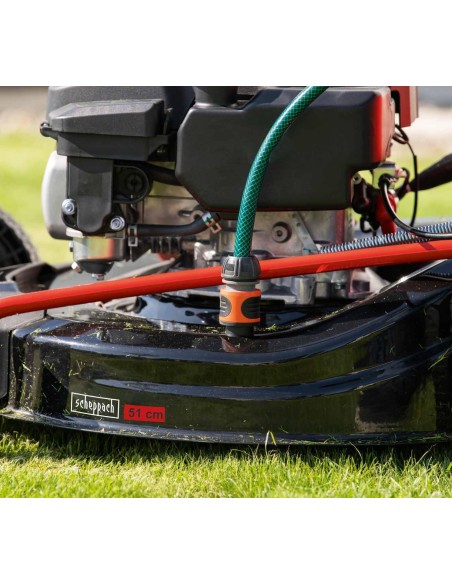 14 - Tagliaerba a scoppio semovente Scheppach ms173-51e avviamento elettrico 173cc 51cm