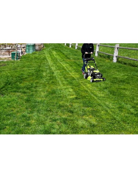 14 - Rasaerba a scoppio 173 cc motore 4 tempi con avviamento elettrico Zipper  zi-brm52est