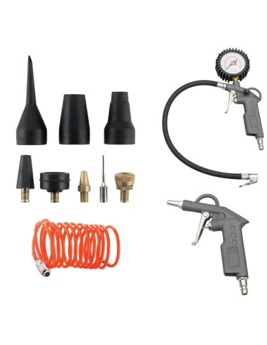 2 - Kit accessori per compressore 11 pezzi Zipper zi-comzub11