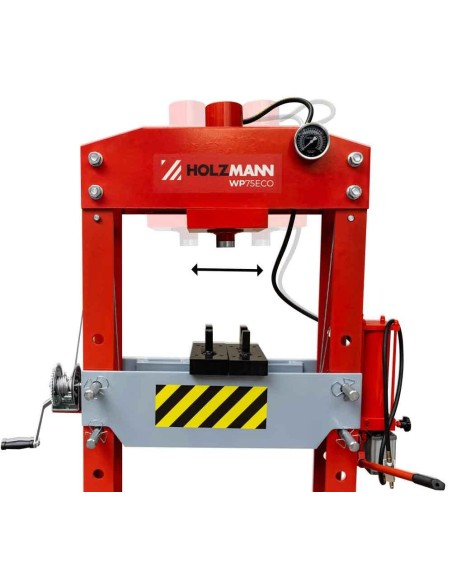 Pressa idraulica manuale 75 ton holzmann wp75eco
