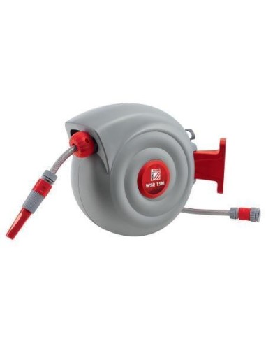 2 - Avvolgitubo automatico tubo acqua 15m fissaggio a parete wsr15m HOLZMANN