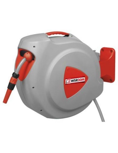 Avvolgitubo automatico tubo acqua 30m fissaggio a parete wsr30m HOLZMANN