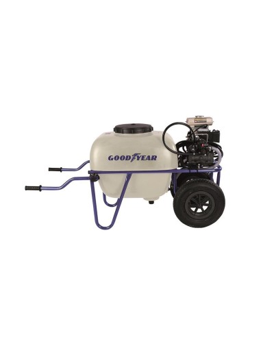 2 - Motopompa irrorazione su carrello serbatoio 100 litri GOODYEAR gy1002st