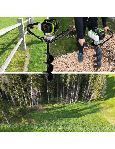 10 - Trivella trapano a scoppio da terra Zipper zi-elb380