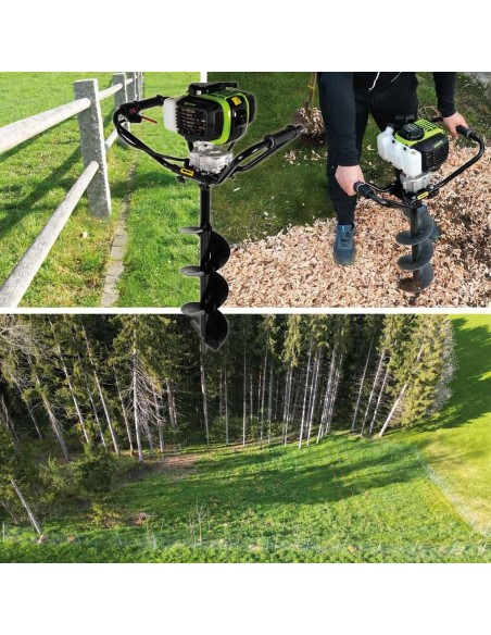 10 - Trivella trapano a scoppio da terra Zipper zi-elb380