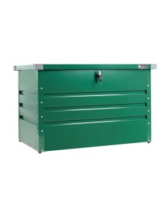 Contenitore box in metallo verde da giardino 100x61x62 cm Zipper zi-gab100gr