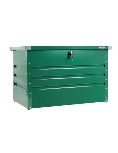 Contenitore box in metallo verde da giardino 100x61x62 cm Zipper zi-gab100gr