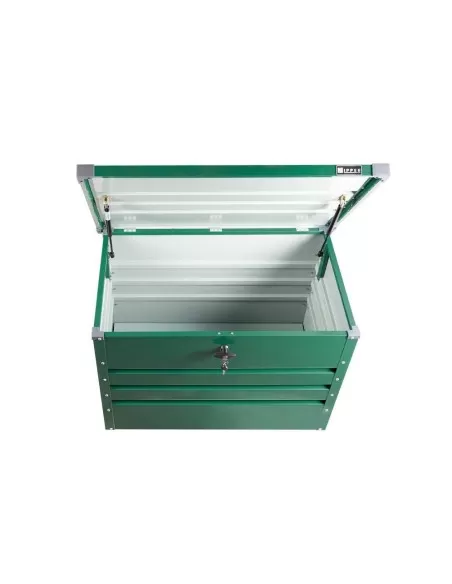 Contenitore box in metallo verde da giardino 100x61x62 cm Zipper zi-gab100gr