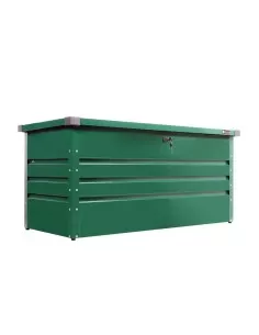 Contenitore box in metallo verde da giardino 132x61x62 cm Zipper zi-gab132gr