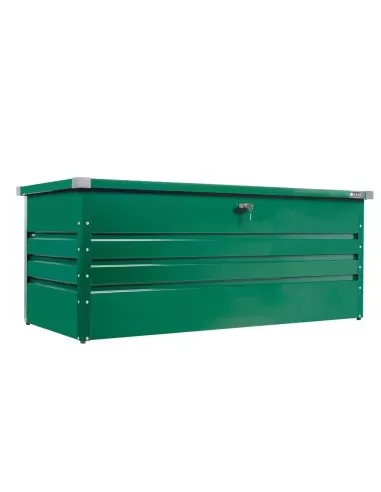 Contenitore box in metallo verde da giardino 165x70x62 cm Zipper zi-gab165gr